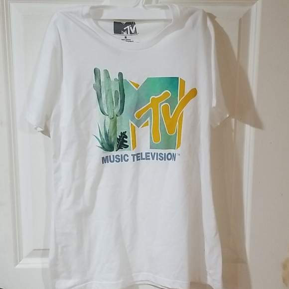 MTV Tops - MTV Music Television Casual 100% Cotton Tee